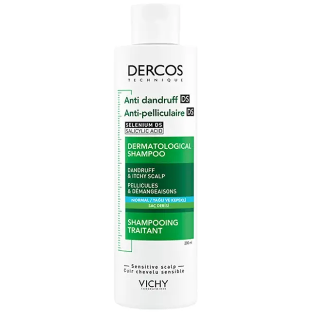 Vichy Dercos Shampoo - Yağlı Saçlar İçin Kepek Karşıtı Şampuan 200ml - 1