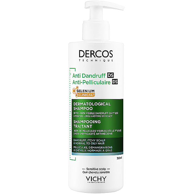 Vichy Dercos Shampoo - Yağlı Saçlar İçin Kepek Karşıtı Şampuan 390ml - 1