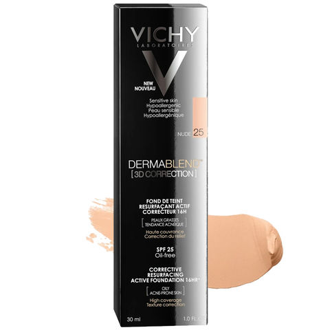 Vichy Dermablend 3D Correction Nude 25 Kapatıcı Vichy Dermablend 3D Correction Nude 25 Kapatıcı