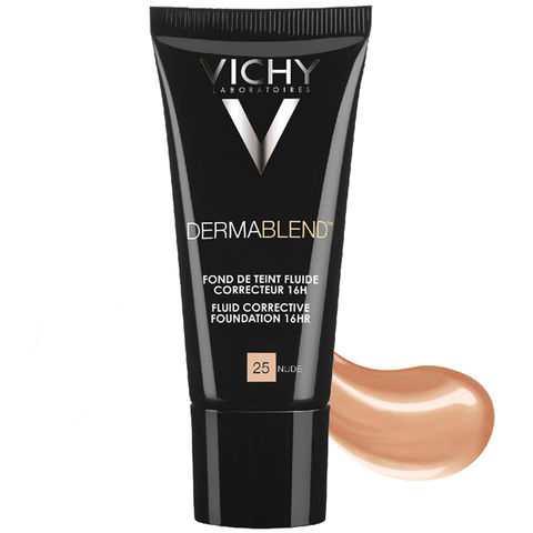 Vichy Dermablend Fluid 25 SPF35 Fondöten Orta Ton Vichy Dermablend Fluid 25 SPF35 Fondöten Orta Ton