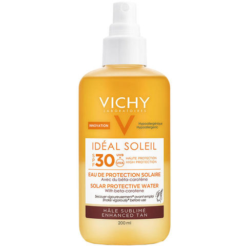 Vichy Ideal Soleil Enhanced Tan Solar Protective Water Spf30 200ml Vichy Ideal Soleil Enhanced Tan Solar Protective Water Spf30 200ml