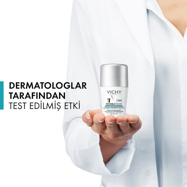 Vichy Invisible Resist Dermo Detranspirant - Terleme Karşıtı Deodorant 50ml - 4