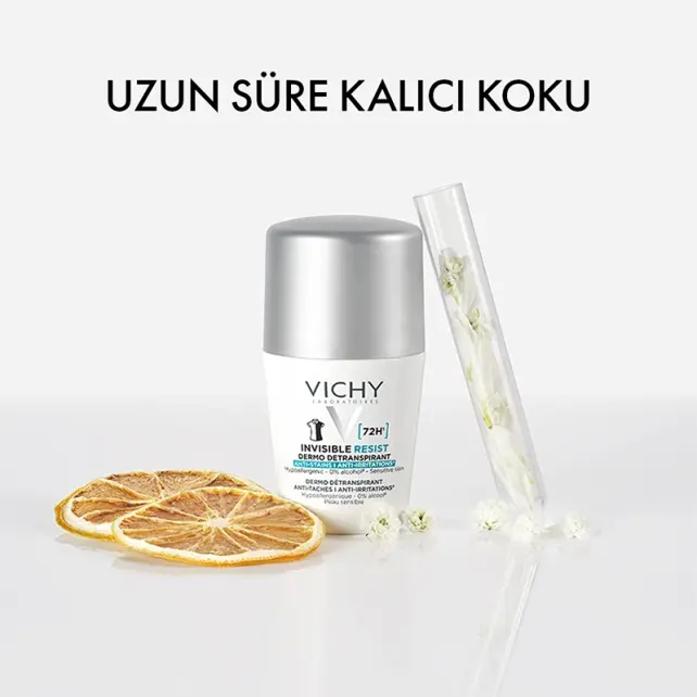 Vichy Invisible Resist Dermo Detranspirant - Terleme Karşıtı Deodorant 50ml - 3