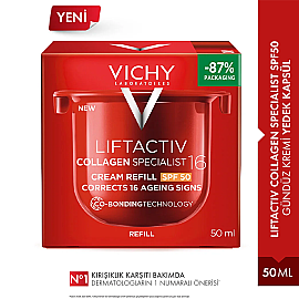Vichy Liftactiv Collagen Specialist 16 Anti-Aging Day Cream Refill - Yaşlanma Karşıtı Gündüz Kremi 50ml - 8