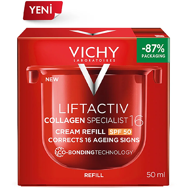 Vichy Liftactiv Collagen Specialist 16 Anti-Aging Day Cream Refill - Yaşlanma Karşıtı Gündüz Kremi 50ml - 1