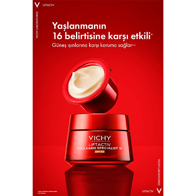 Vichy Liftactiv Collagen Specialist 16 Anti-Aging Day Cream Refill - Yaşlanma Karşıtı Gündüz Kremi 50ml - 4
