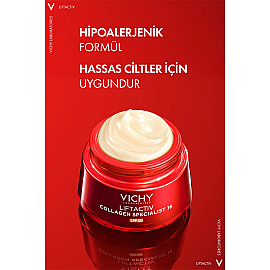 Vichy Liftactiv Collagen Specialist 16 Anti-Aging Day Cream Refill - Yaşlanma Karşıtı Gündüz Kremi 50ml - 5