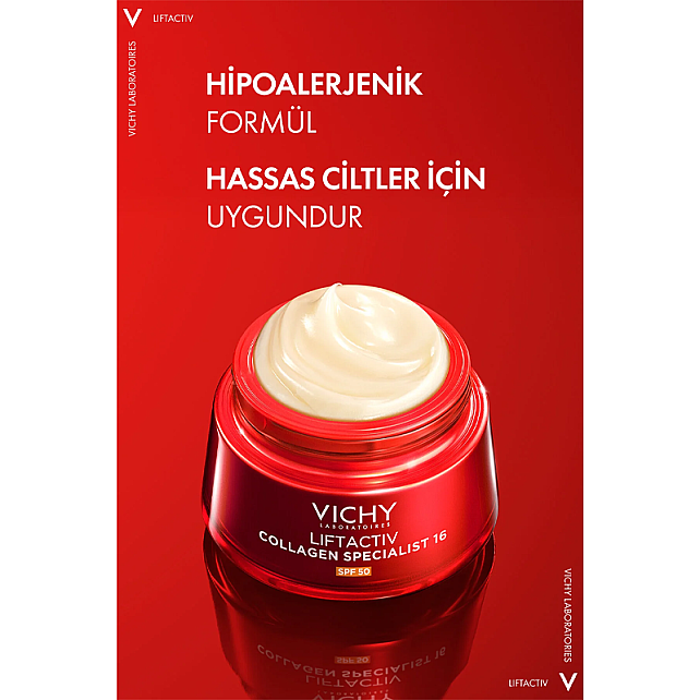 Vichy Liftactiv Collagen Specialist 16 Anti-Aging Day Cream Refill - Yaşlanma Karşıtı Gündüz Kremi 50ml - 5