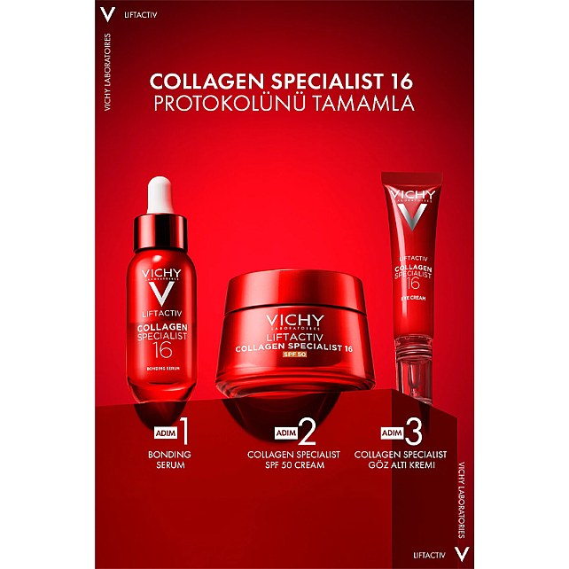 Vichy Liftactiv Collagen Specialist 16 Anti-Aging Day Cream Refill - Yaşlanma Karşıtı Gündüz Kremi 50ml - 7