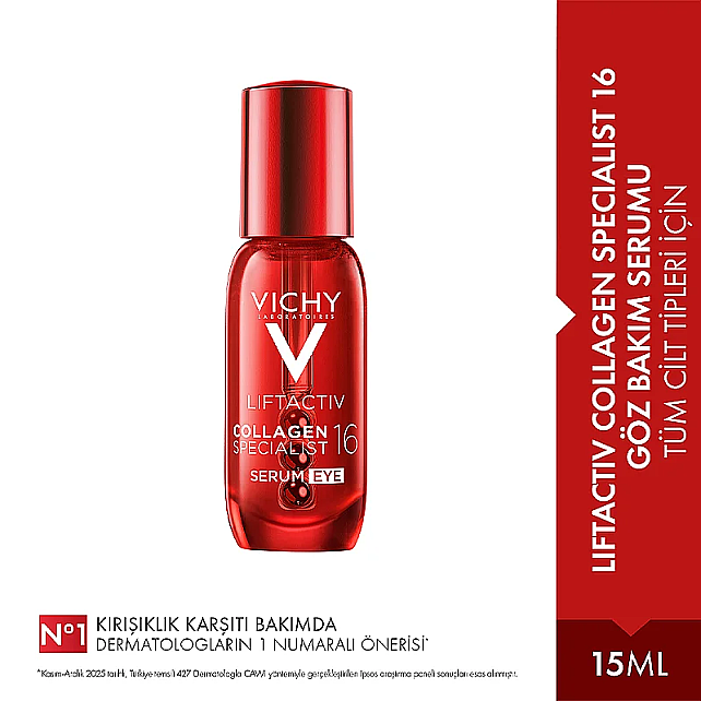 Vichy Liftactiv Collagen Specialist 16 Eye - Göz Çevresi Serumu 15ml - 10