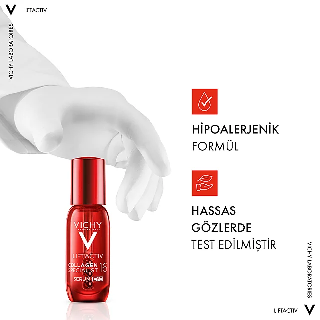Vichy Liftactiv Collagen Specialist 16 Eye - Göz Çevresi Serumu 15ml - 8