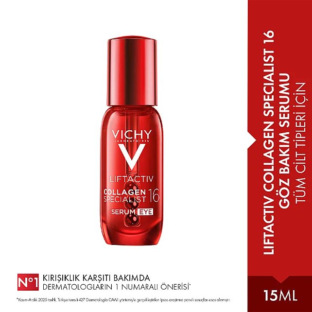 Vichy Liftactiv Collagen Specialist 16 Eye - Göz Çevresi Serumu 15ml - 10