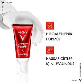 Vichy Liftactiv Collagen Specialist 16 Glow Boosting Gel Aydınlatıcı Etkili Jel 50ml - 5