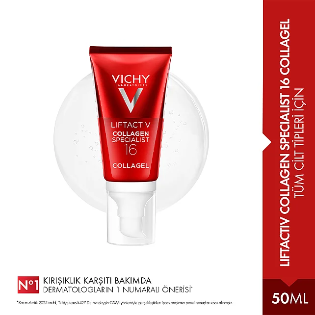 Vichy Liftactiv Collagen Specialist 16 Glow Boosting Gel Aydınlatıcı Etkili Jel 50ml - 8