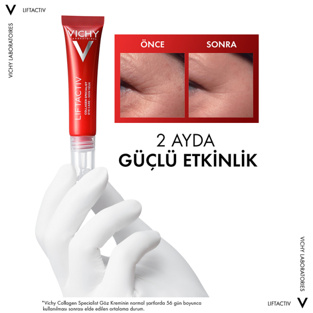 Vichy Liftactiv Collagen Specialist - Göz Çevresi Bakım Kremi 15ml - 5