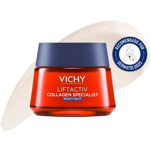 Vichy Liftactiv Collagen Specialist - Yaşlanma Karşıtı Gece Bakım Kremi 50ml - 3