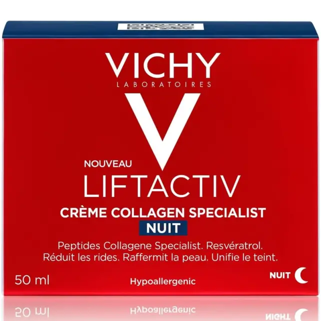 Vichy Liftactiv Collagen Specialist - Yaşlanma Karşıtı Gece Bakım Kremi 50ml - 4