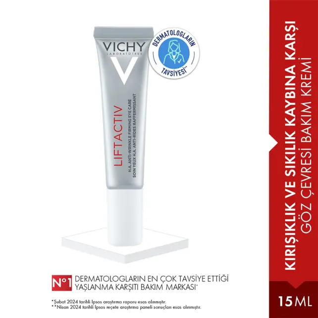 Vichy Liftactiv Eyes Supreme - Yaşlanma Karşıtı Göz Çevresi Kremi 15ml - 2
