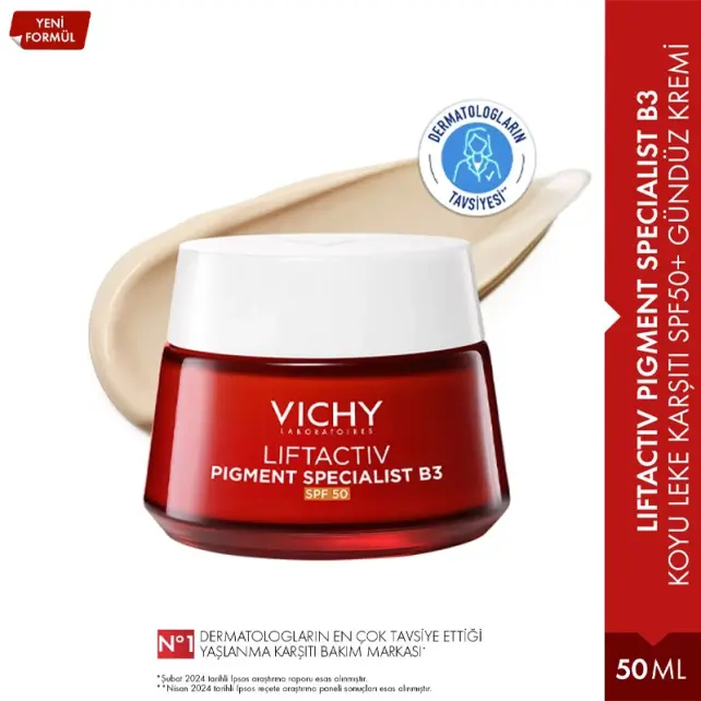 Vichy Liftactiv Pigment Specialist B3 Creme SPF 50 - Leke Karşıtı Gündüz Kremi 50ml - 4