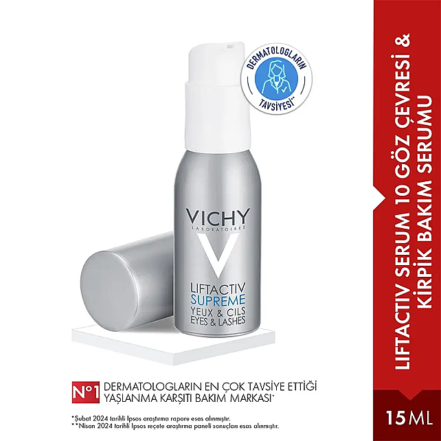 Vichy Liftactiv Serum 10 Göz Çevresi ve Kirpik Serumu 15ml - 2