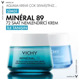 Vichy Mineral 89 72H Moisture Boosting Light Cream - Nemlendirici Bakım Kremi 50ml - 4