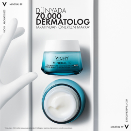 Vichy Mineral 89 72H Moisture Boosting Rich Cream - Nemlendirici Bakım Kremi 50ml - 4