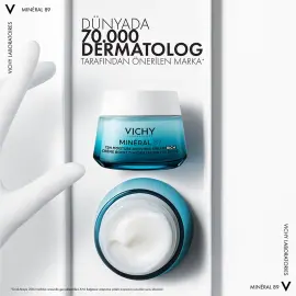 Vichy Mineral 89 72H Moisture Boosting Rich Cream - Nemlendirici Bakım Kremi 50ml - 4