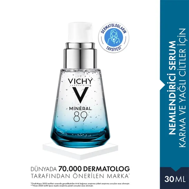 Vichy Mineral 89% Mineralizing Water Hyaluronic Acid Serum 30ml - 2