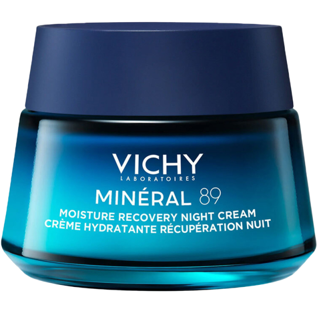 Vichy Mineral 89 Moisture Recovery Night Cream - Nemlendirici ve Onarıcı Etkili Gece Bakım Kremi 50ml - 1