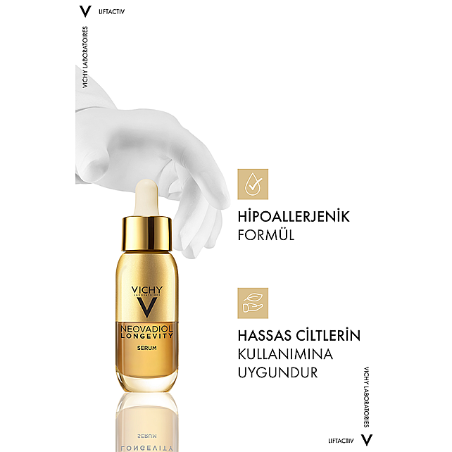 Vichy Neovadiol Longevity Regenerating - Yaşlanma Karşıtı Bakım Serumu 30ml - 8