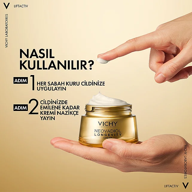 Vichy Neovadiol Longevity Revolumizing Cream - Yaşlanma Karşıtı Yüz Kremi 50ml - 6