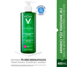 Vichy Normaderm Phytosolution Intensive Purifying Gel - Temizleyici Jel 400ml - 4