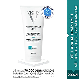 Vichy Purete Thermale Temizleme Sütü 3'ü 1 Arada 200ml - 2