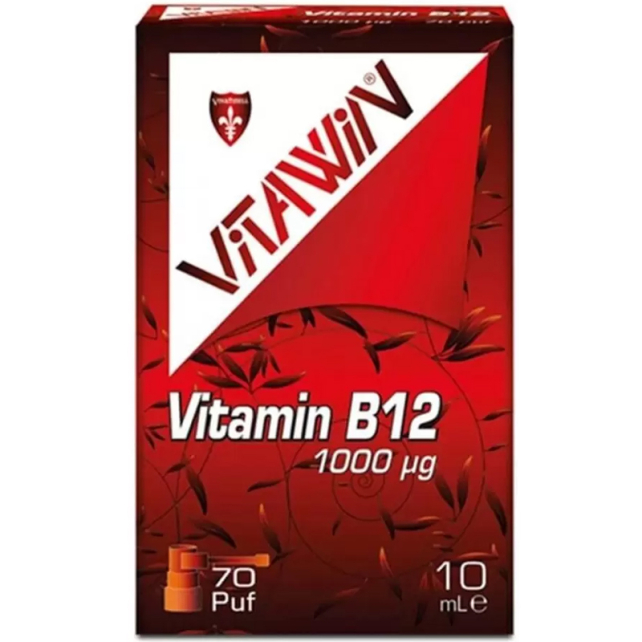 Vitawin Vitamin B12 - Takviye Edici Gıda Sprey 10ml - 1