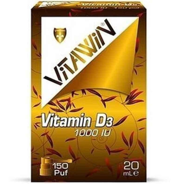 Vitawin Vitamin D3 1000 IU - Takviye Edici Gıda 20ml - 1