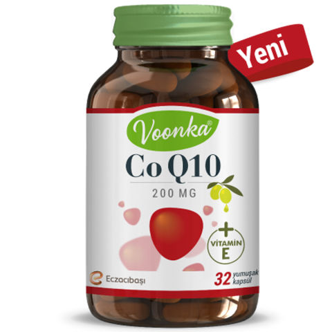 Voonka CoQ10 200Mg 32 Kapsül Voonka CoQ10 200Mg 32 Kapsül