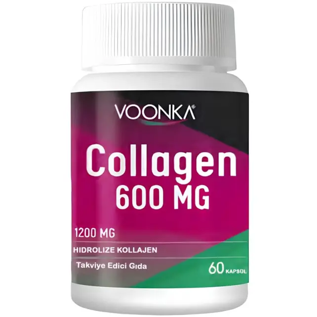 Voonka Collagen 600mg Takviye Edici Gıda 62 Kapsül - 1
