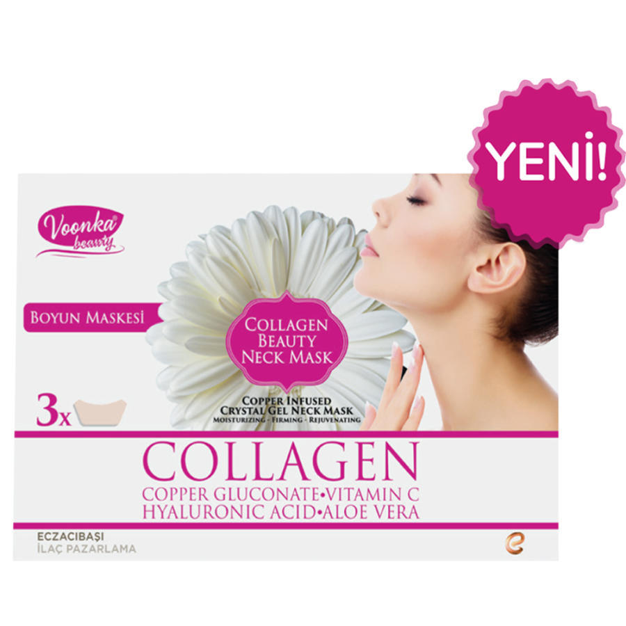 Voonka Collagen Beauty Neck Mask x3 Voonka Collagen Beauty Neck Mask x3