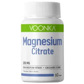 Voonka Magnesium Citrate 200 mg 60 Tablet - Voonka