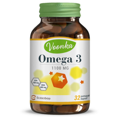Voonka Omega 3 1100 mg 32 Kapsül Voonka Omega 3 1100 mg 32 Kapsül