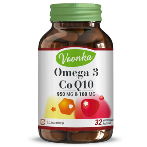 Voonka Omega 3 CoQ10 32 Kapsül Voonka Omega 3 CoQ10 32 Kapsül