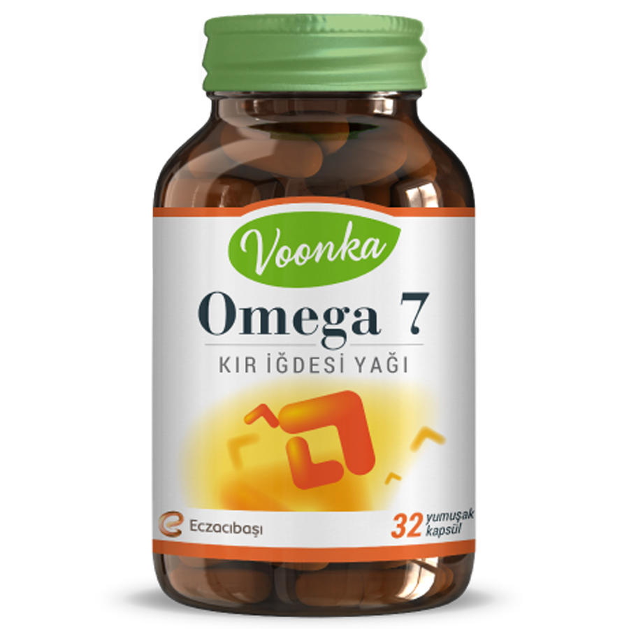 Voonka Omega 7 Kır İğdesi Yağı 500 Mg 32 Kapsül Voonka Omega 7 Kır İğdesi Yağı 500 Mg 32 Kapsül