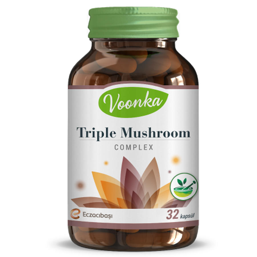 Voonka Triple Mushroom Compleks 32 Kapsül Voonka Triple Mushroom Compleks 32 Kapsül