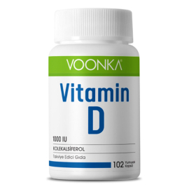 Voonka Vitamin D Takviye Edici Gıda 90 Tablet - Voonka