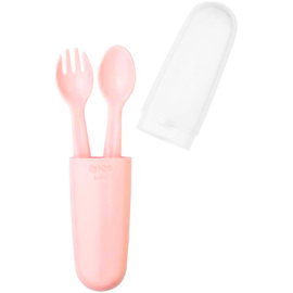 Wee Baby Çatal Kaşık Seti - Pembe - Weebaby