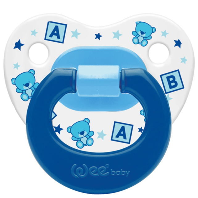 Wee Baby Damaklı Emzik - Desenli Emzik 0-6 Ay - 1