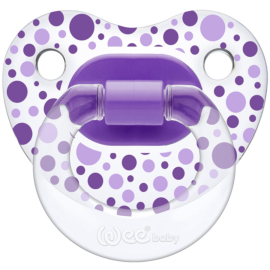 Wee Baby Damaklı Emzik - Şeffaf 6-18 Ay - Weebaby