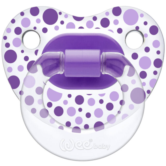Wee Baby Damaklı Emzik - Şeffaf 6-18 Ay - 1