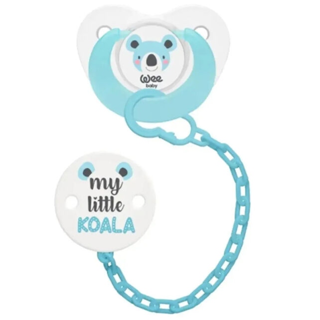 Wee Baby Emzik ve Askı Seti Mavi - 1