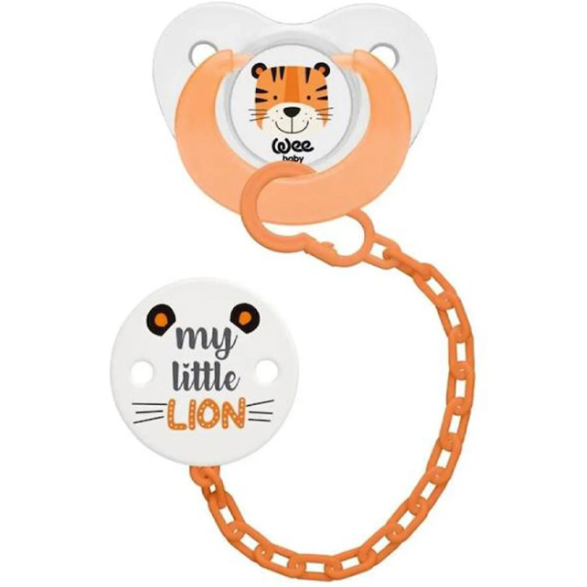 Wee Baby Emzik ve Askı Seti Turuncu - 1